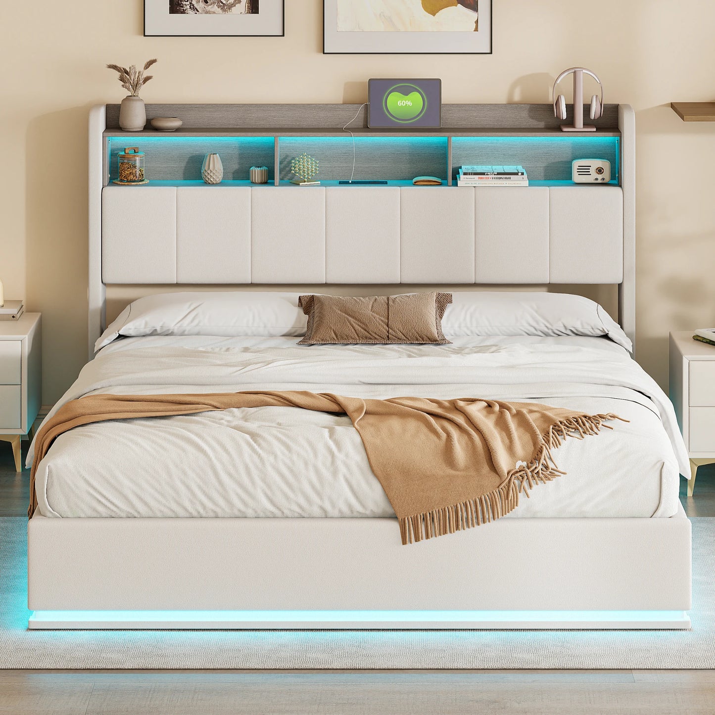 London Bed met opbergruimte