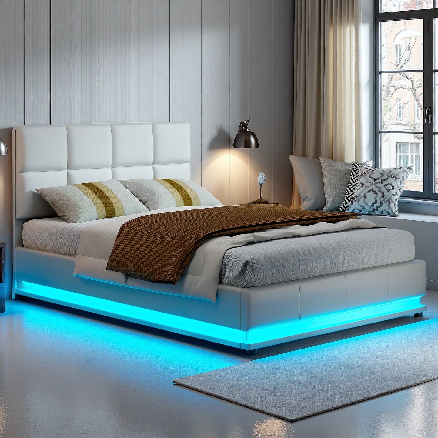 Lomi opbergbed met LED‑strip