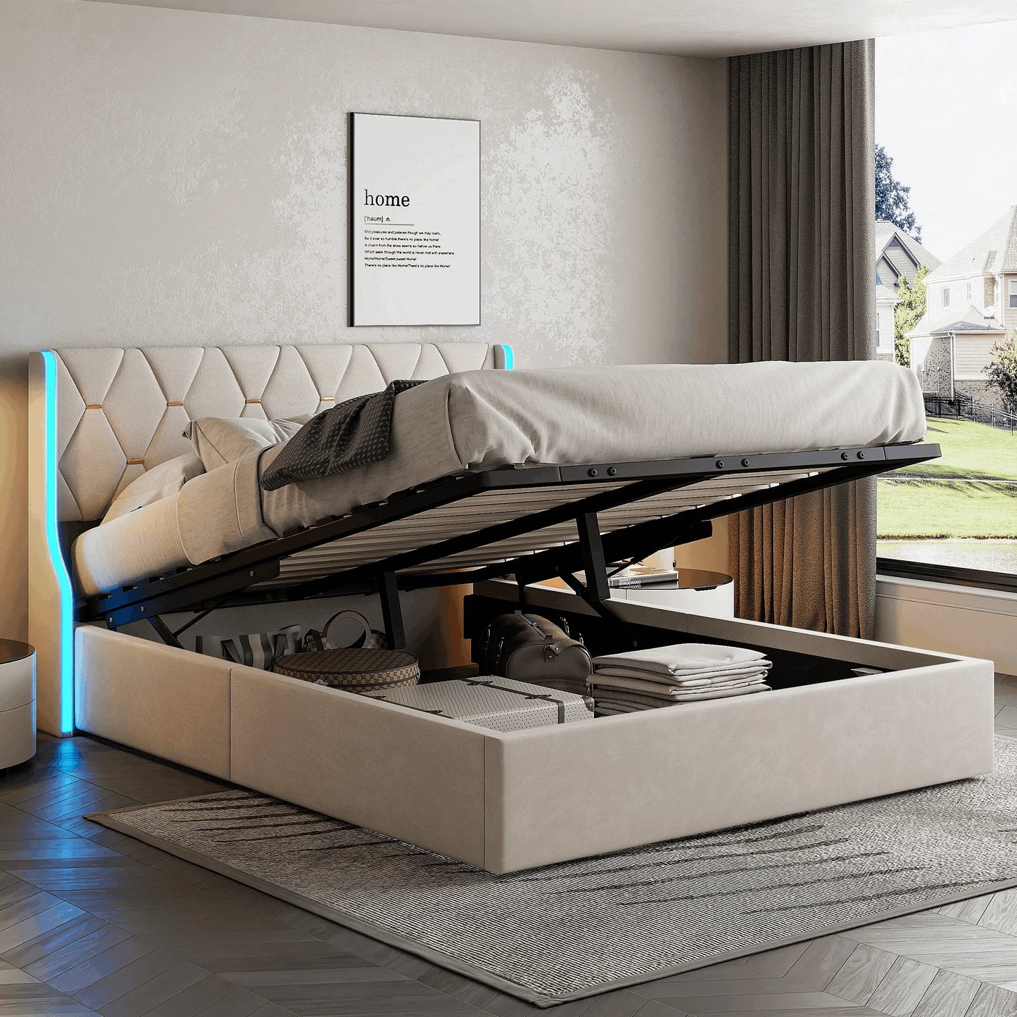 Dubai Bed met opbergruimte