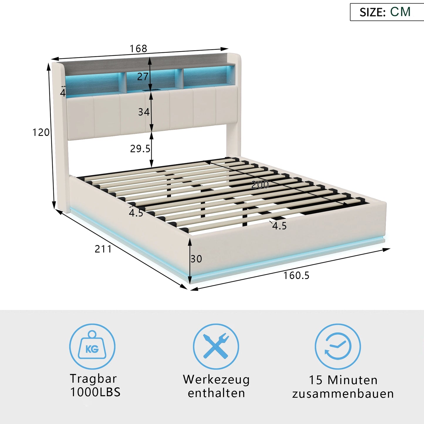 Martin Bed met opbergruimte