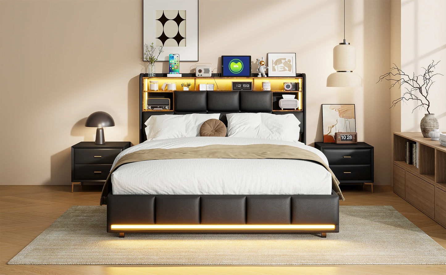 Amsterdam Bed met opbergruimte