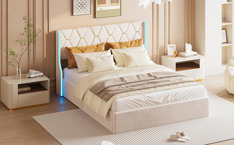Dubai Bed met opbergruimte