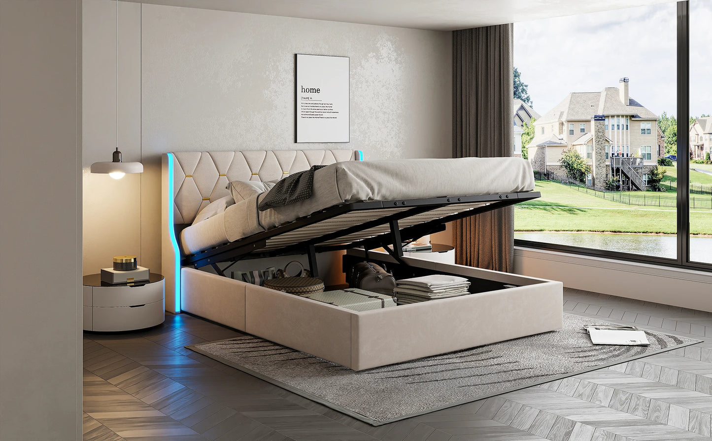 Dubai Bed met opbergruimte