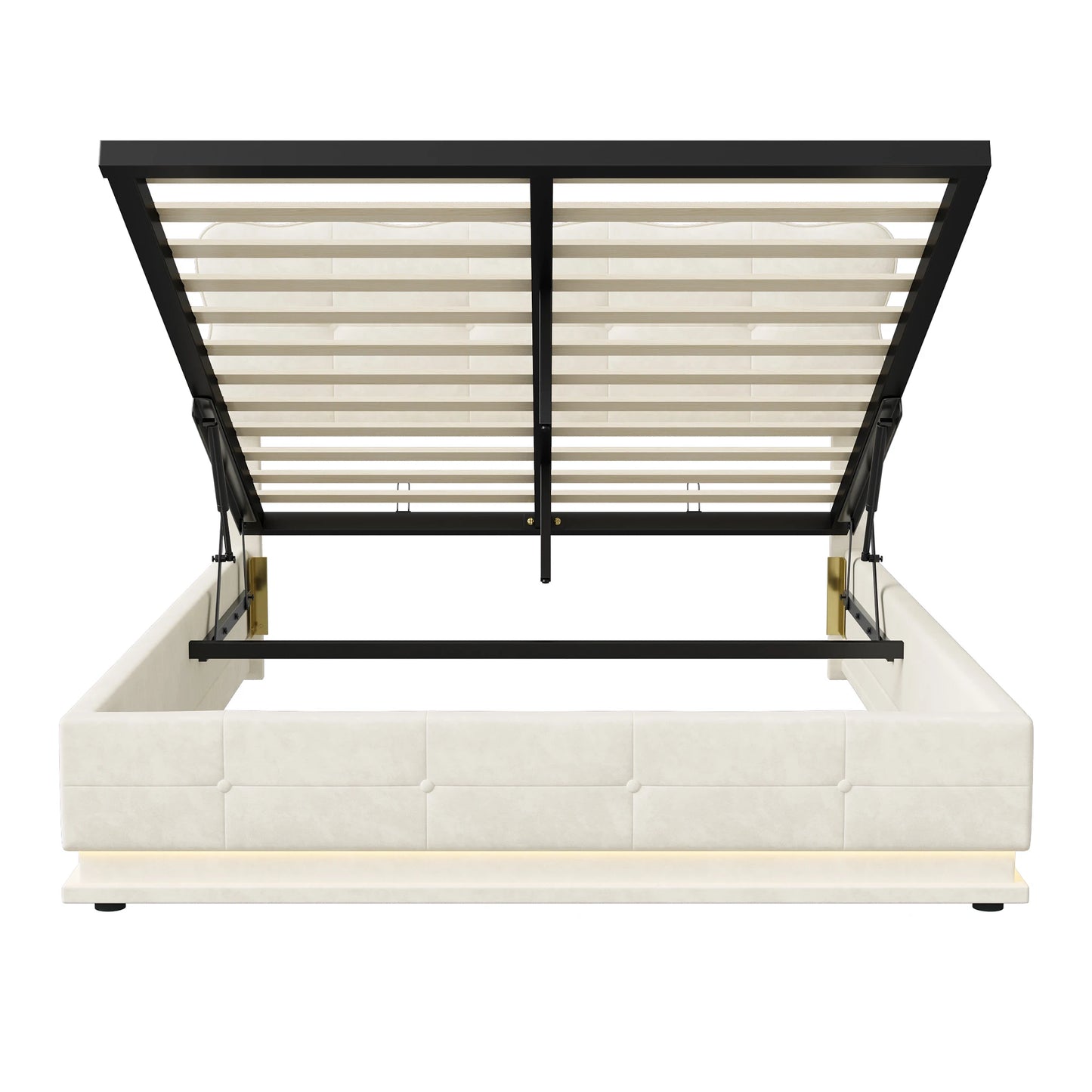 Ares opbergbed met LED‑verlichting
