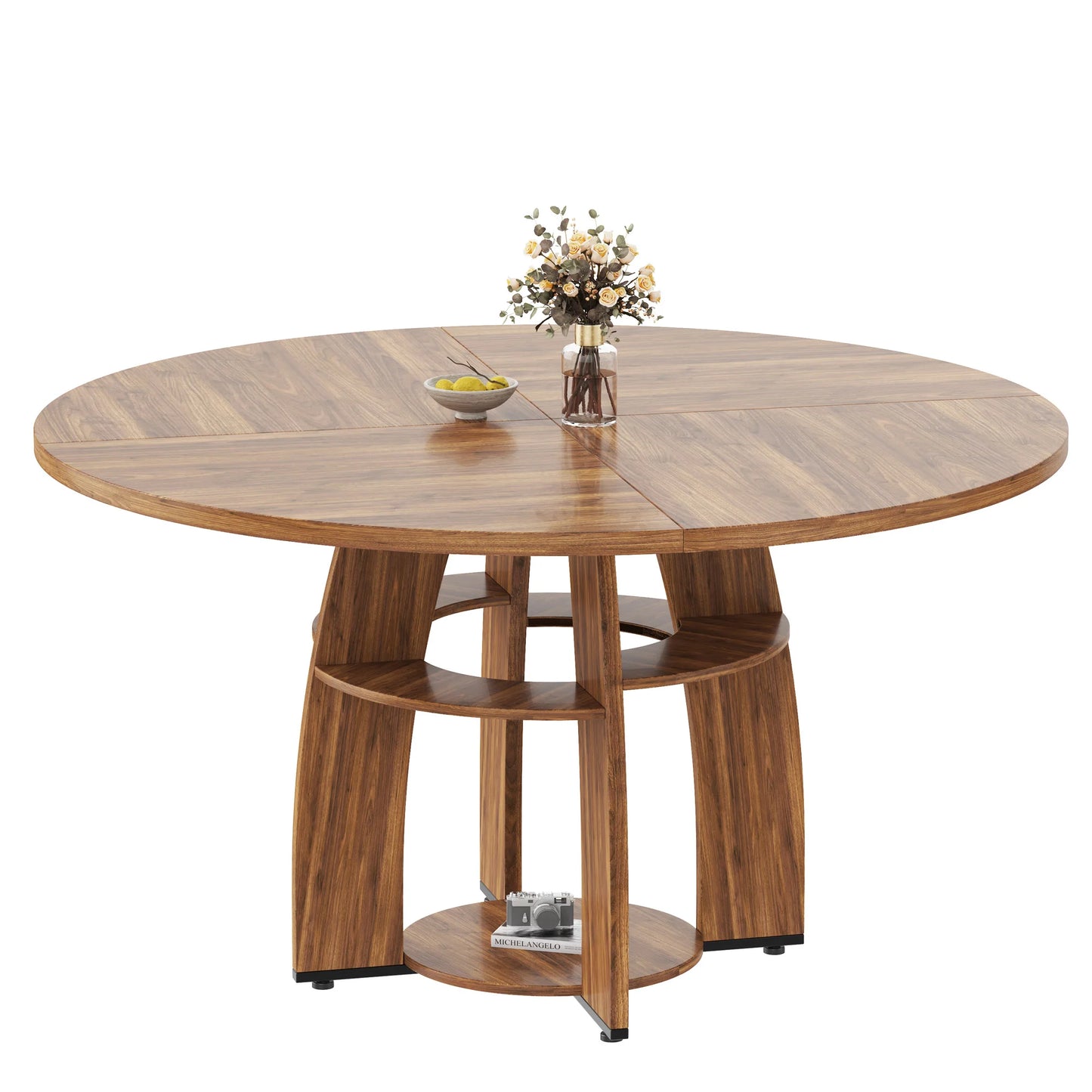 Verona Eettafel – Rond | 4–6 Personen & Opbergruimte