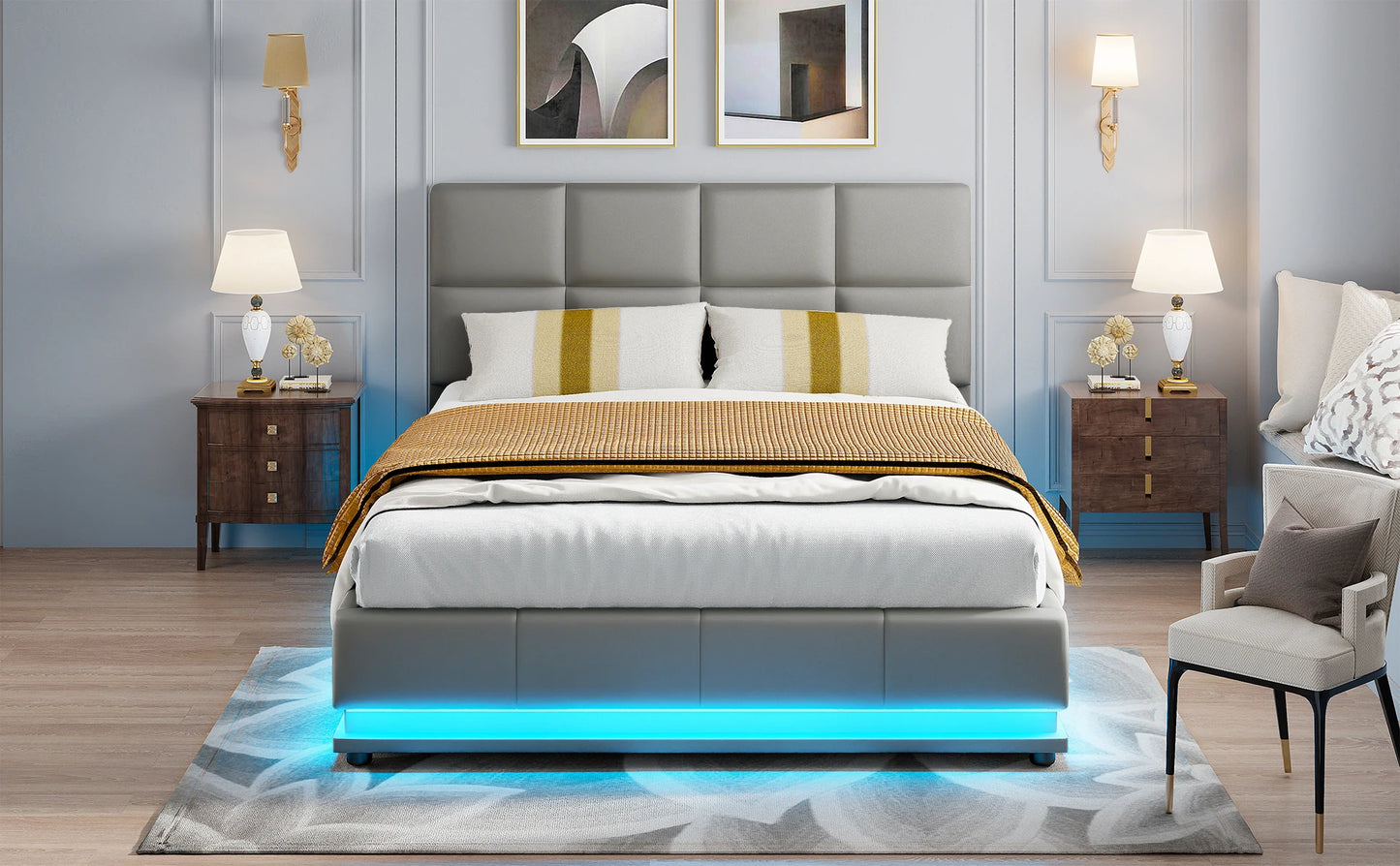 Yoli opbergbed met LED‑verlichting