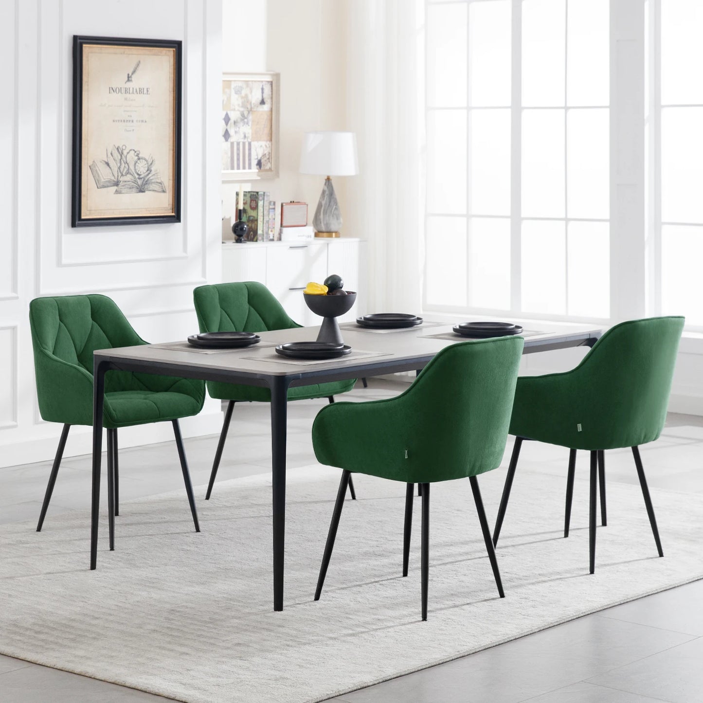 Zagreb Eetkamerstoelen – Set van 2 | Met Armleuningen