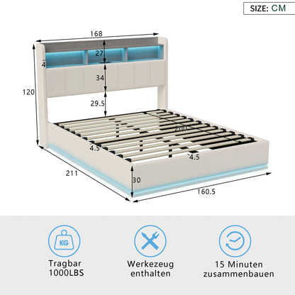 London Bed met opbergruimte