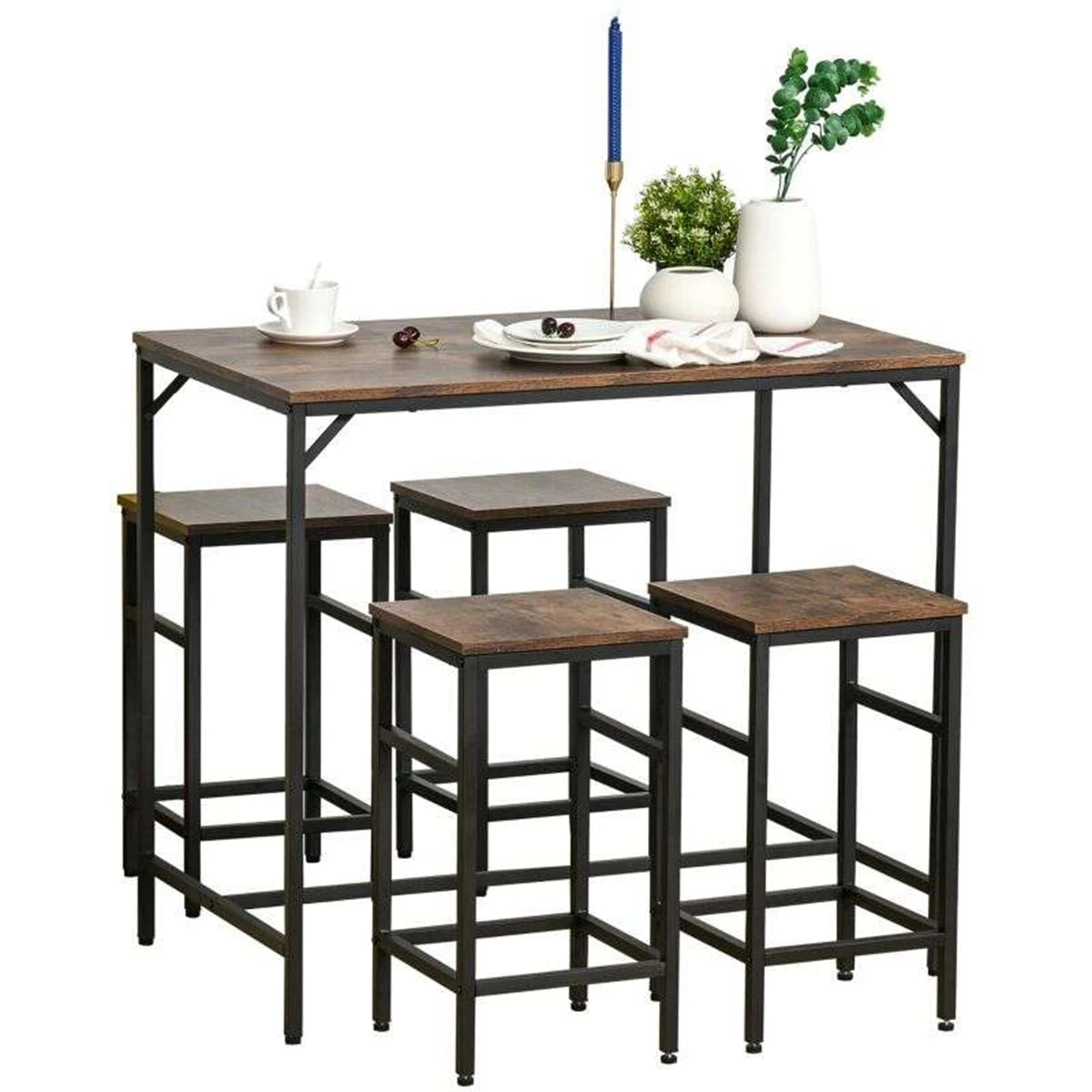 Zagreb Bartafel Set – 5-Delig | Industrieel Design