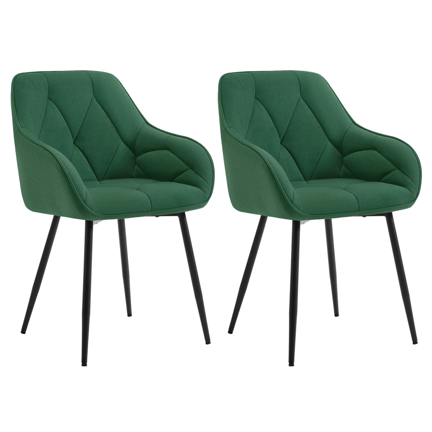Zagreb Eetkamerstoelen – Set van 2 | Met Armleuningen