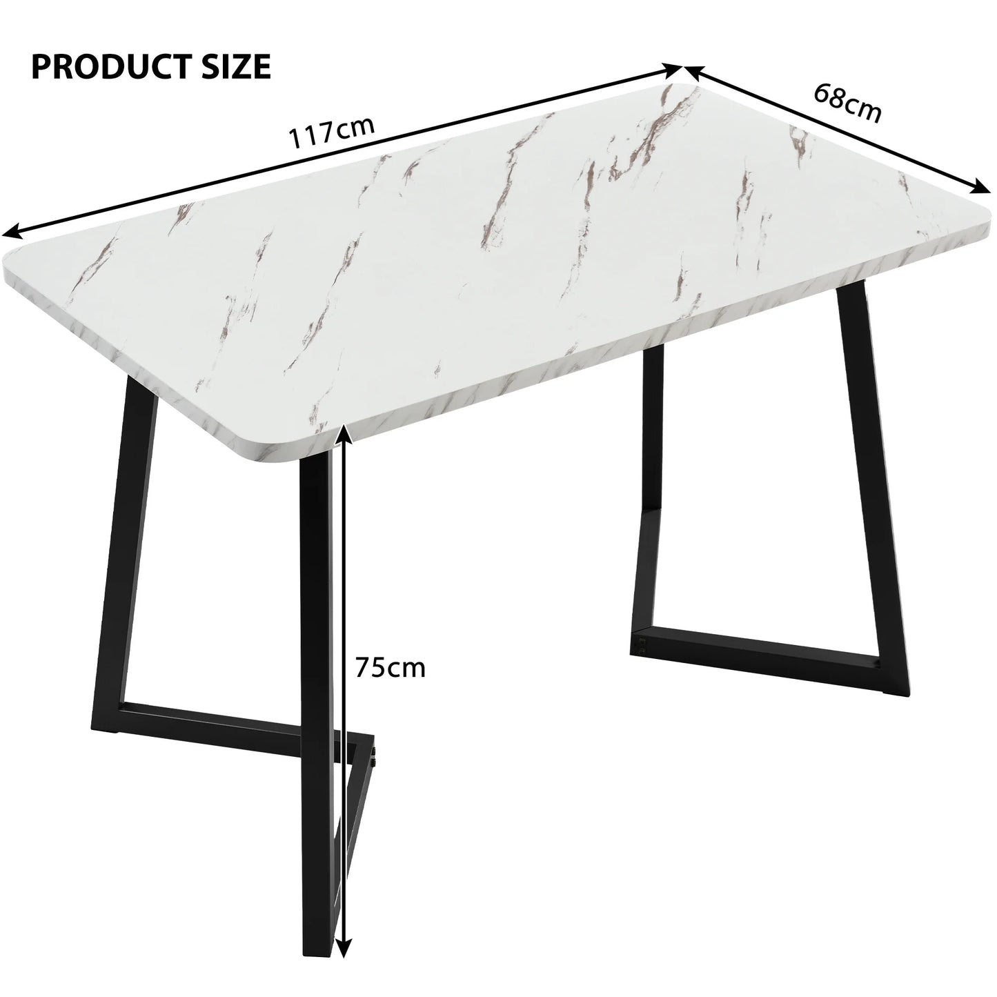 Lisbon Eettafel – 117x68 cm | Modern Design