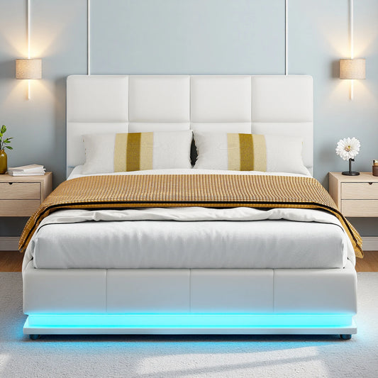 Lomi opbergbed met LED‑strip