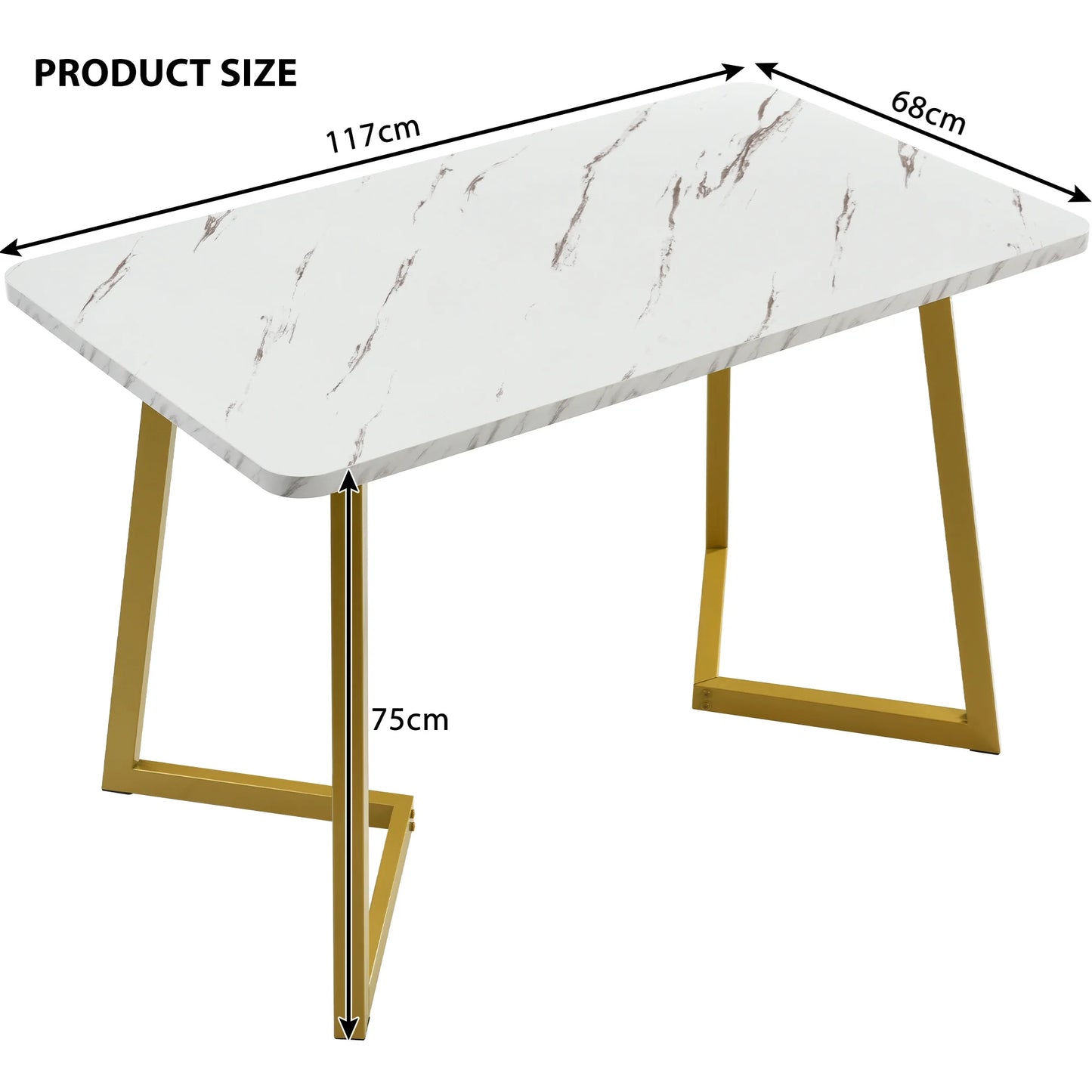 Lisbon Eettafel – 117x68 cm | Modern Design