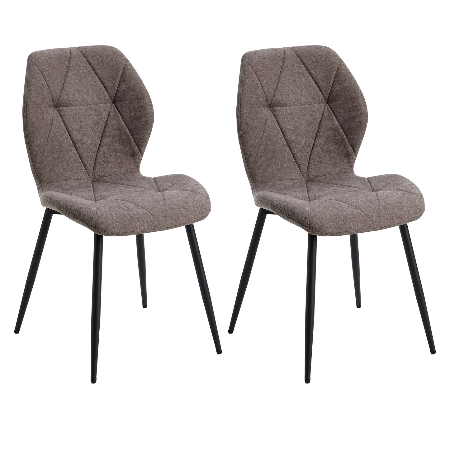 Tallinn Eetkamerstoelen – Linnen | Set van 2/4/6