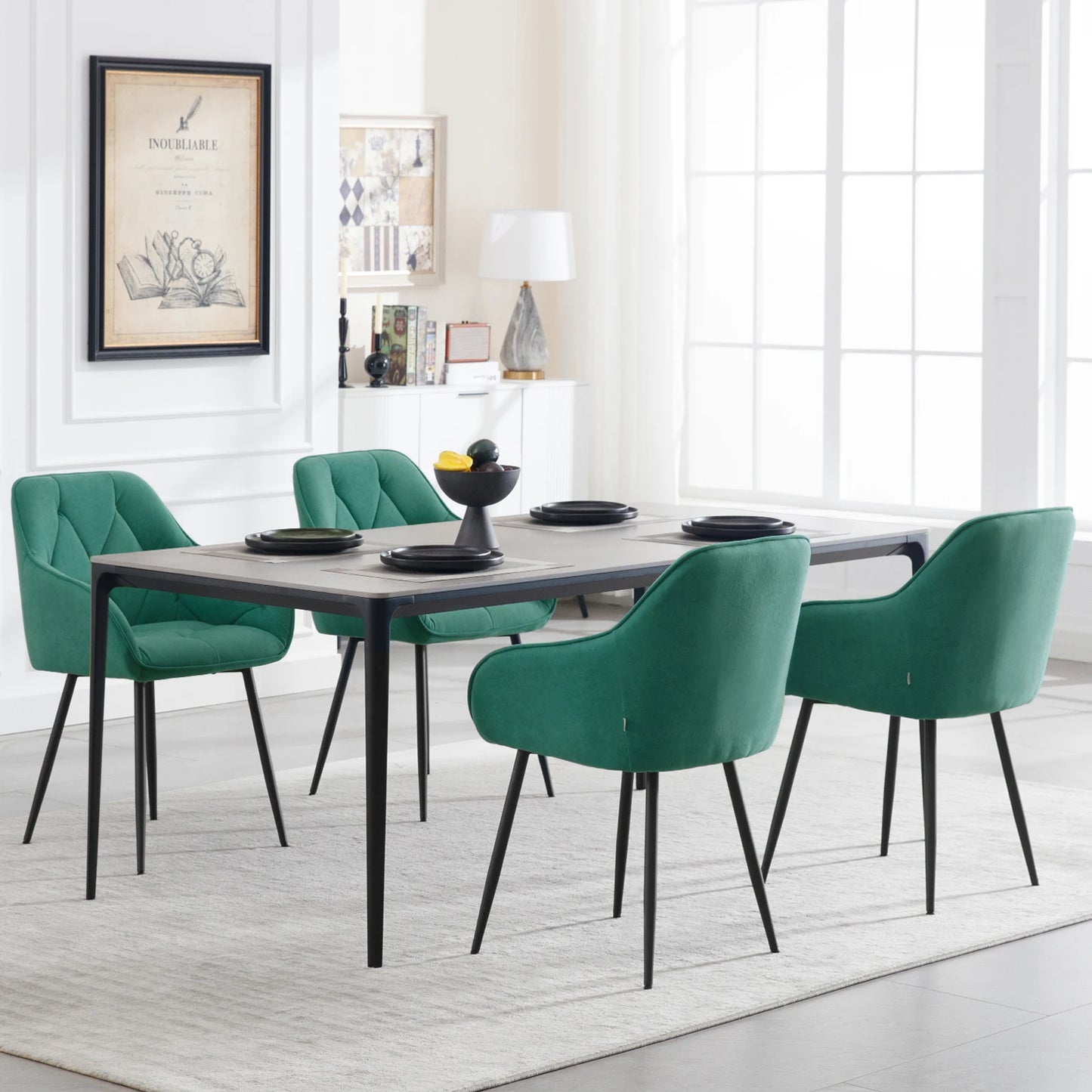 Zagreb Eetkamerstoelen – Set van 2 | Met Armleuningen