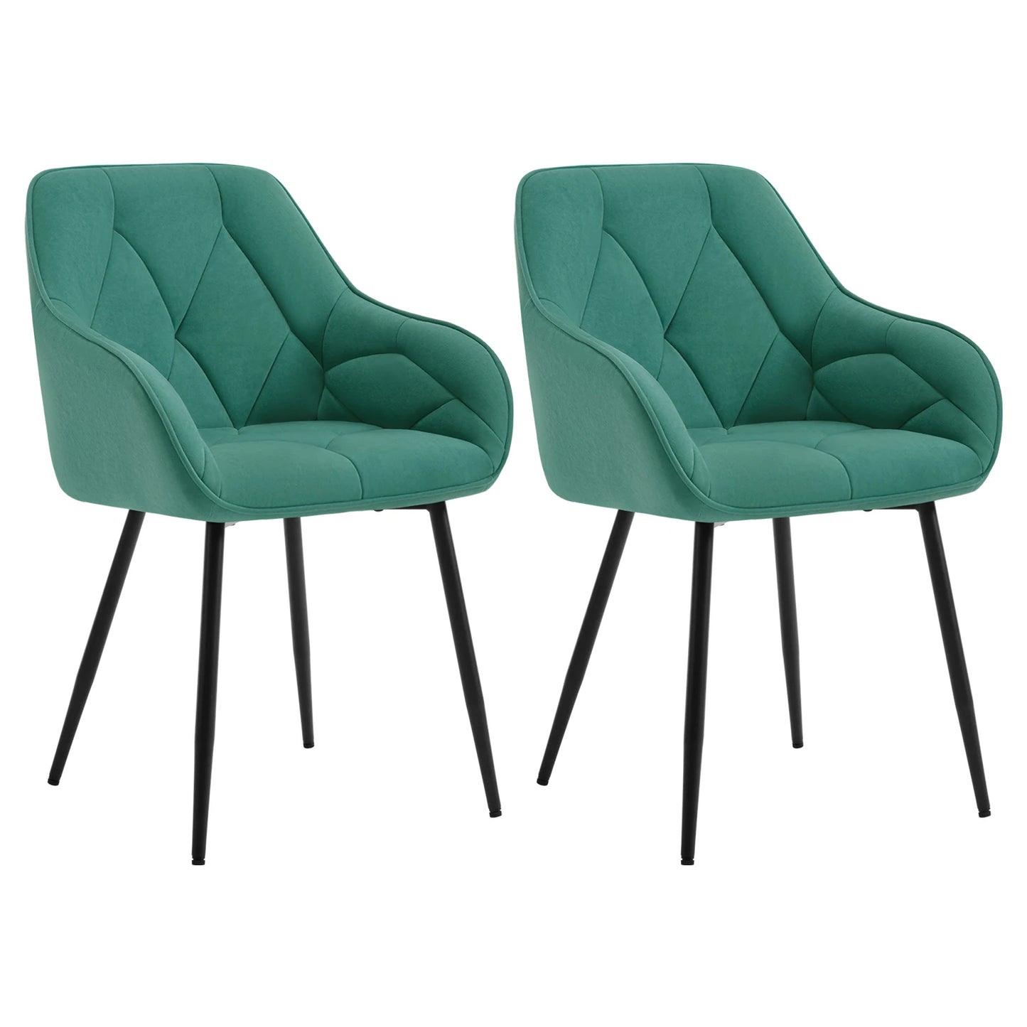 Zagreb Eetkamerstoelen – Set van 2 | Met Armleuningen