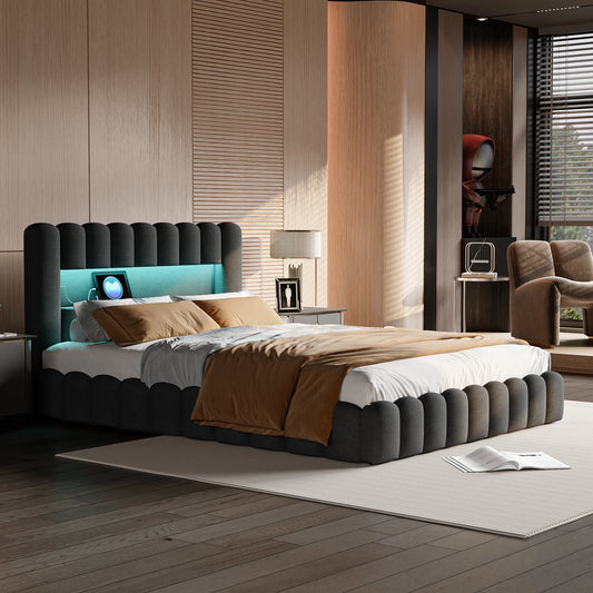 Port bed met USB & LED