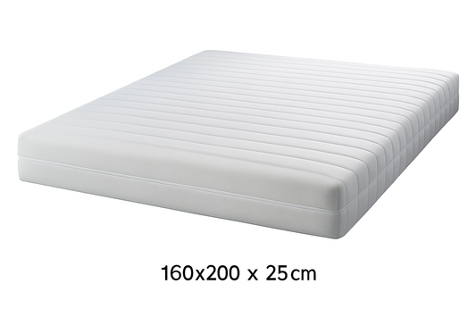 Comfortschuimmatras 160×200 cm – 25 cm dik | Luxe Tweepersoons Ondersteuning