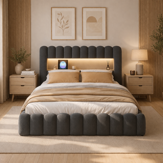 Port bed met USB & LED