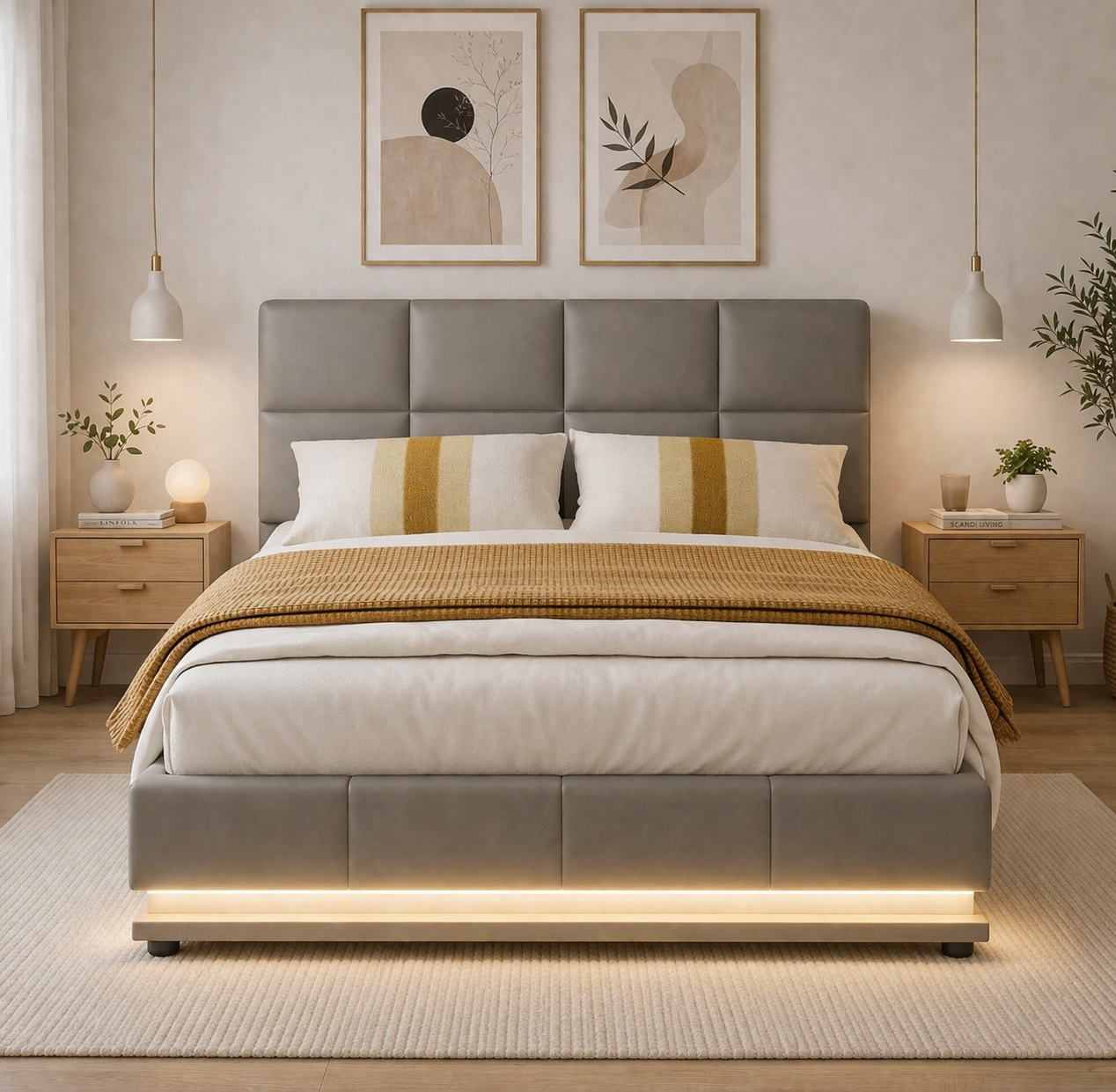 Yoli opbergbed met LED‑verlichting