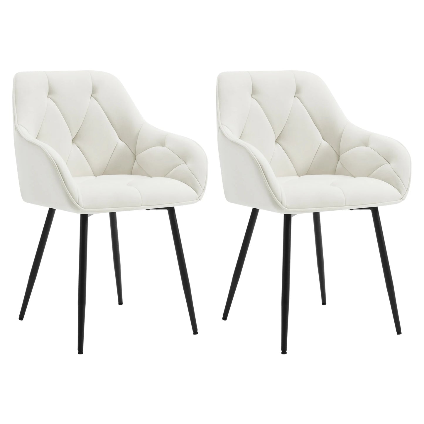 Zagreb Eetkamerstoelen – Set van 2 | Met Armleuningen