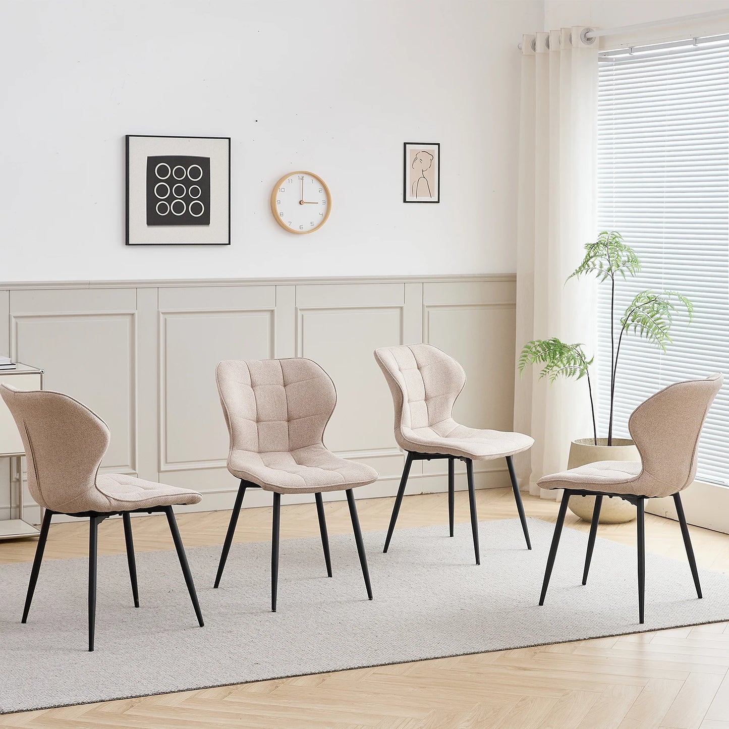 Sofia Stoelen – 4-Delig | Comfort & Scandinavisch