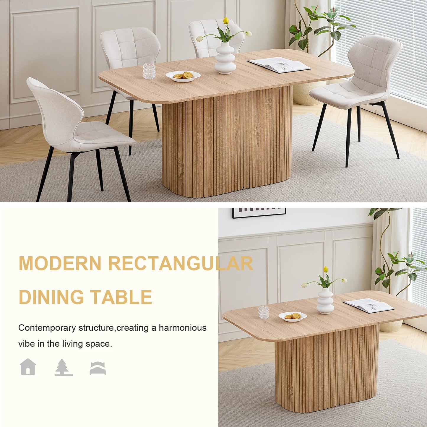 Helsinki Eettafel – Hout | Rib Design