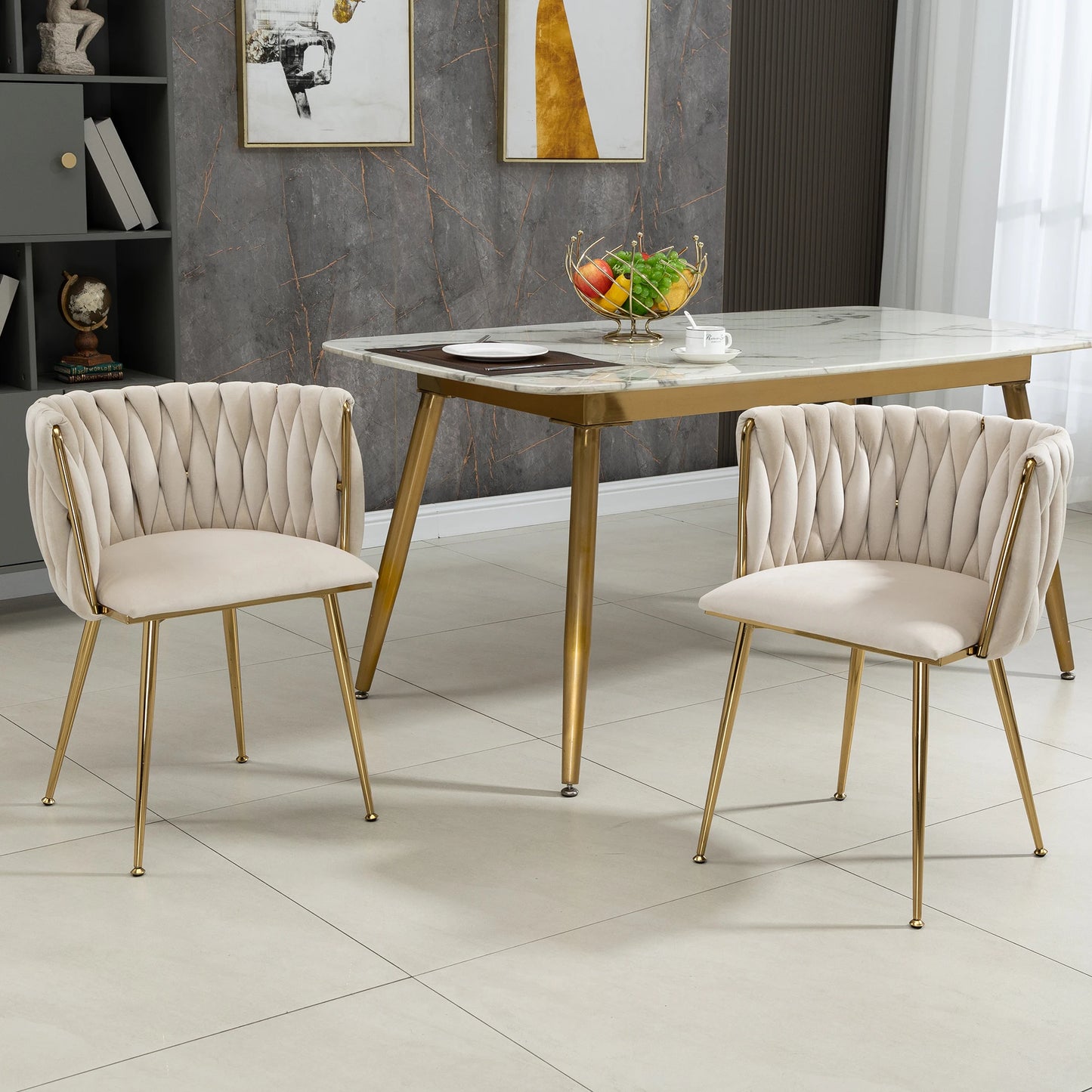 Vienna Stoelen – 2-Delig | Luxe Velvet Design