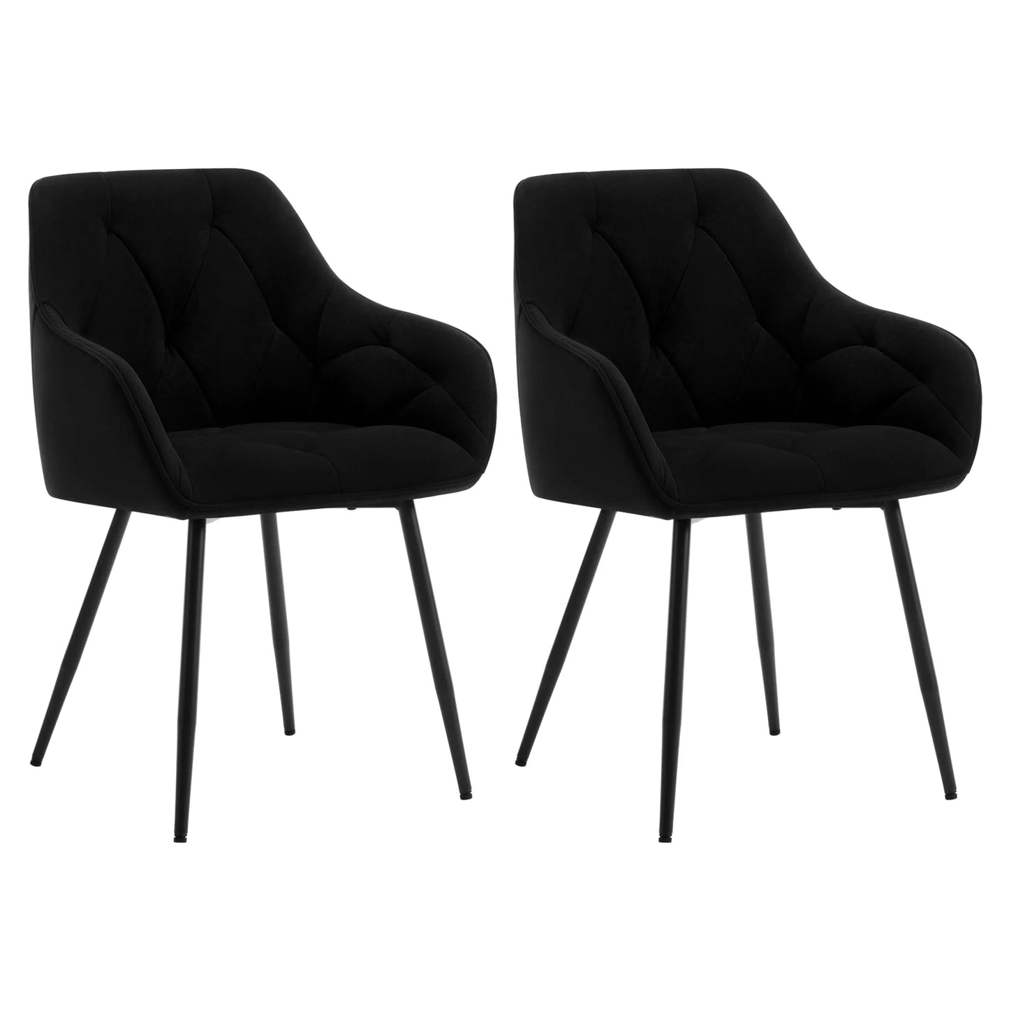 Zagreb Eetkamerstoelen – Set van 2 | Met Armleuningen