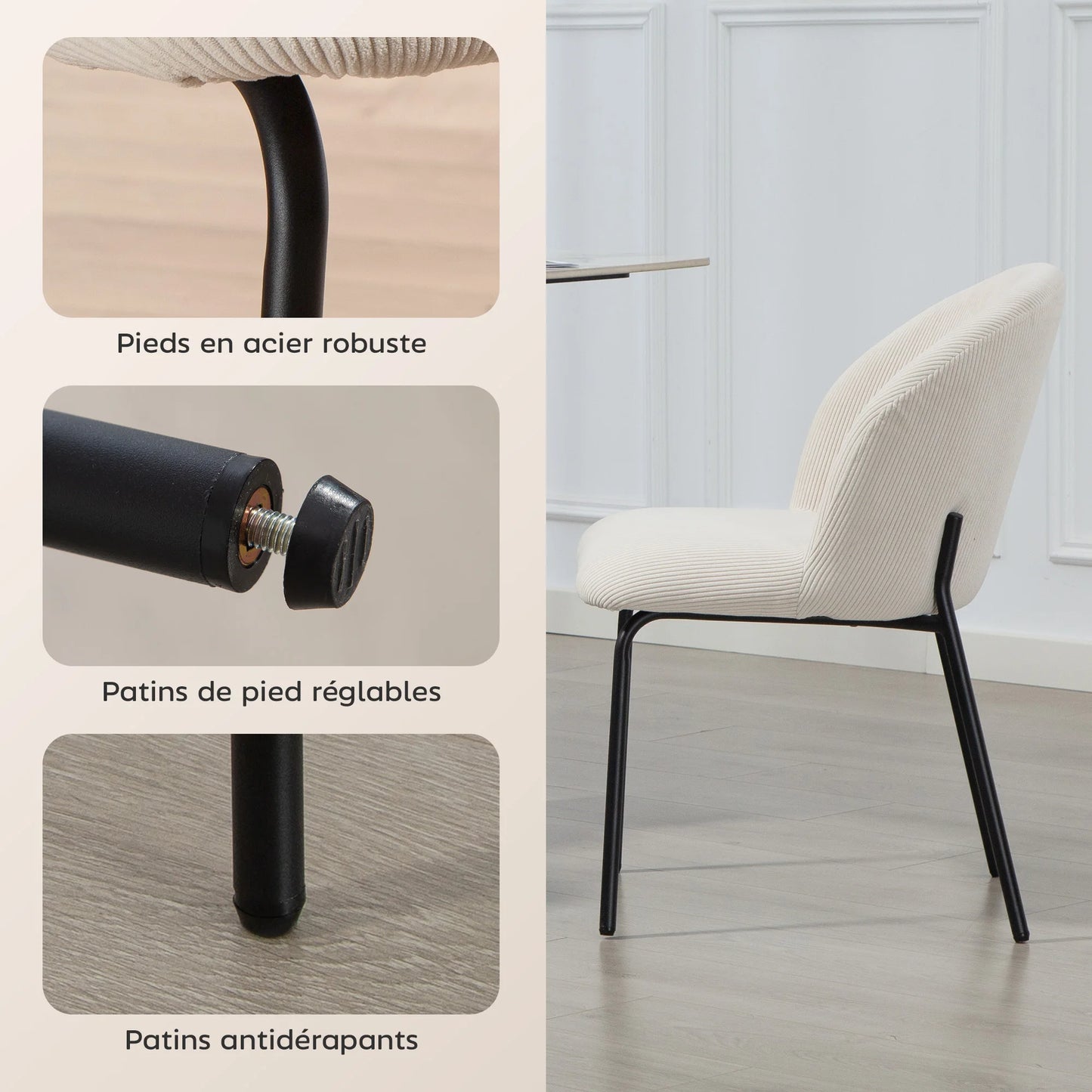 Oslo Stoelen – 2-Delig | Zacht & Modern Design