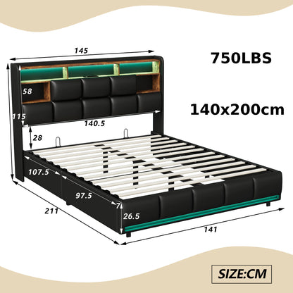 Amsterdam Bed met opbergruimte