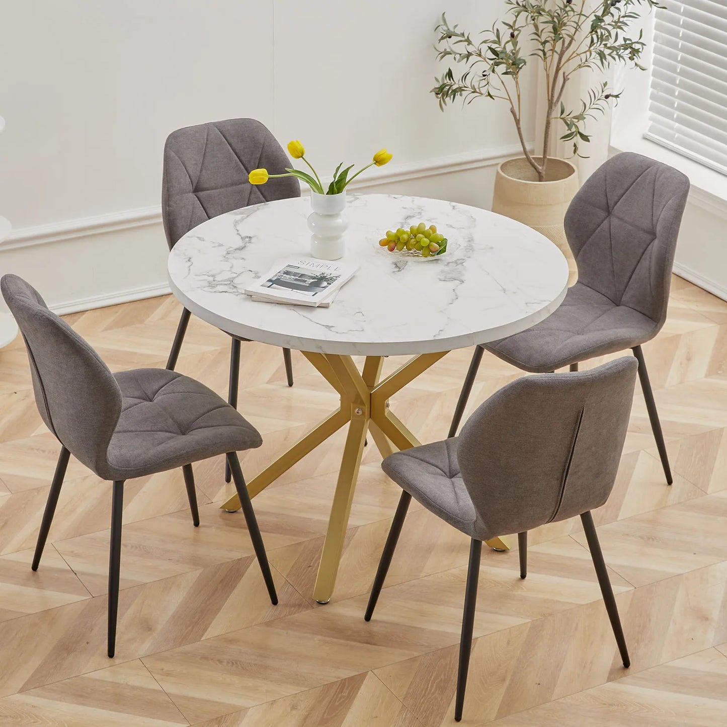 Monaco Eettafel – Marmerlook | Luxe Design