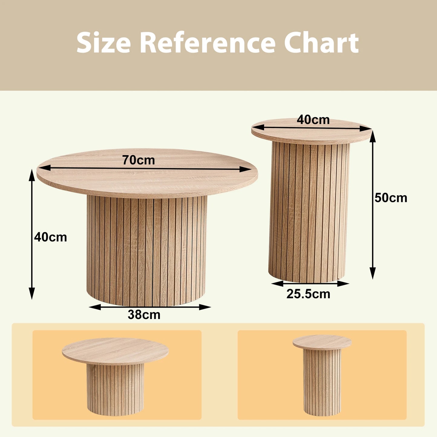Paris Salontafel Set – 2-Delig | Modern & Ruimtebesparend