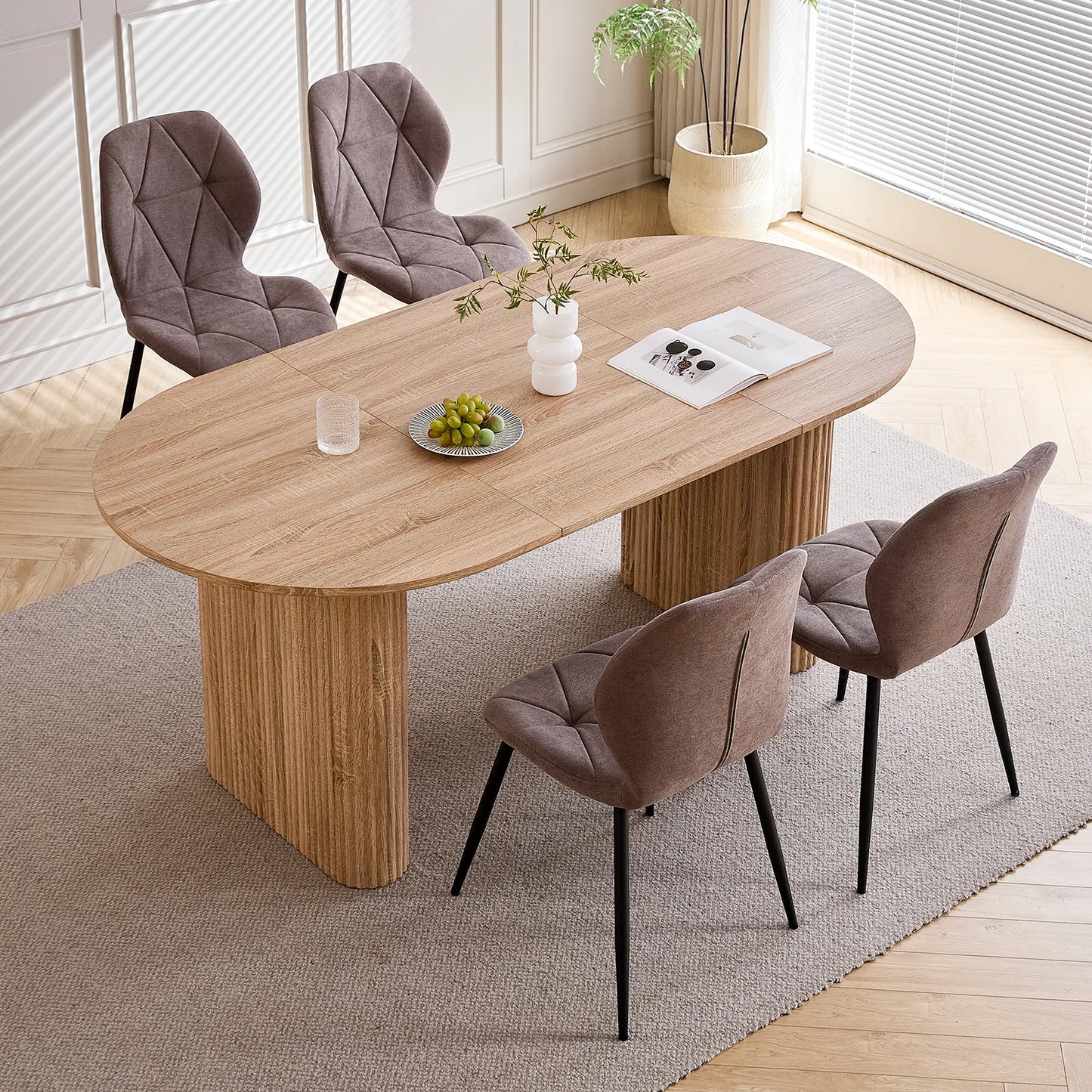 Zurich Eettafel – Ovaal | Ruim & Modern