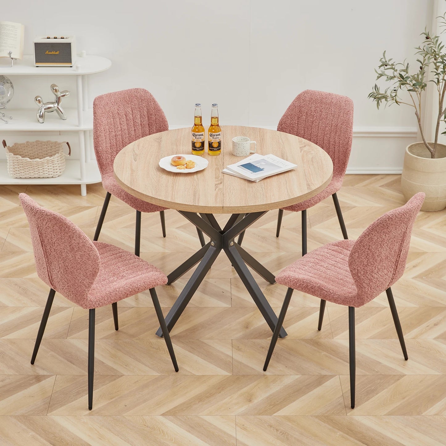 Oslo Salontafel – Rond Hout | 100 cm