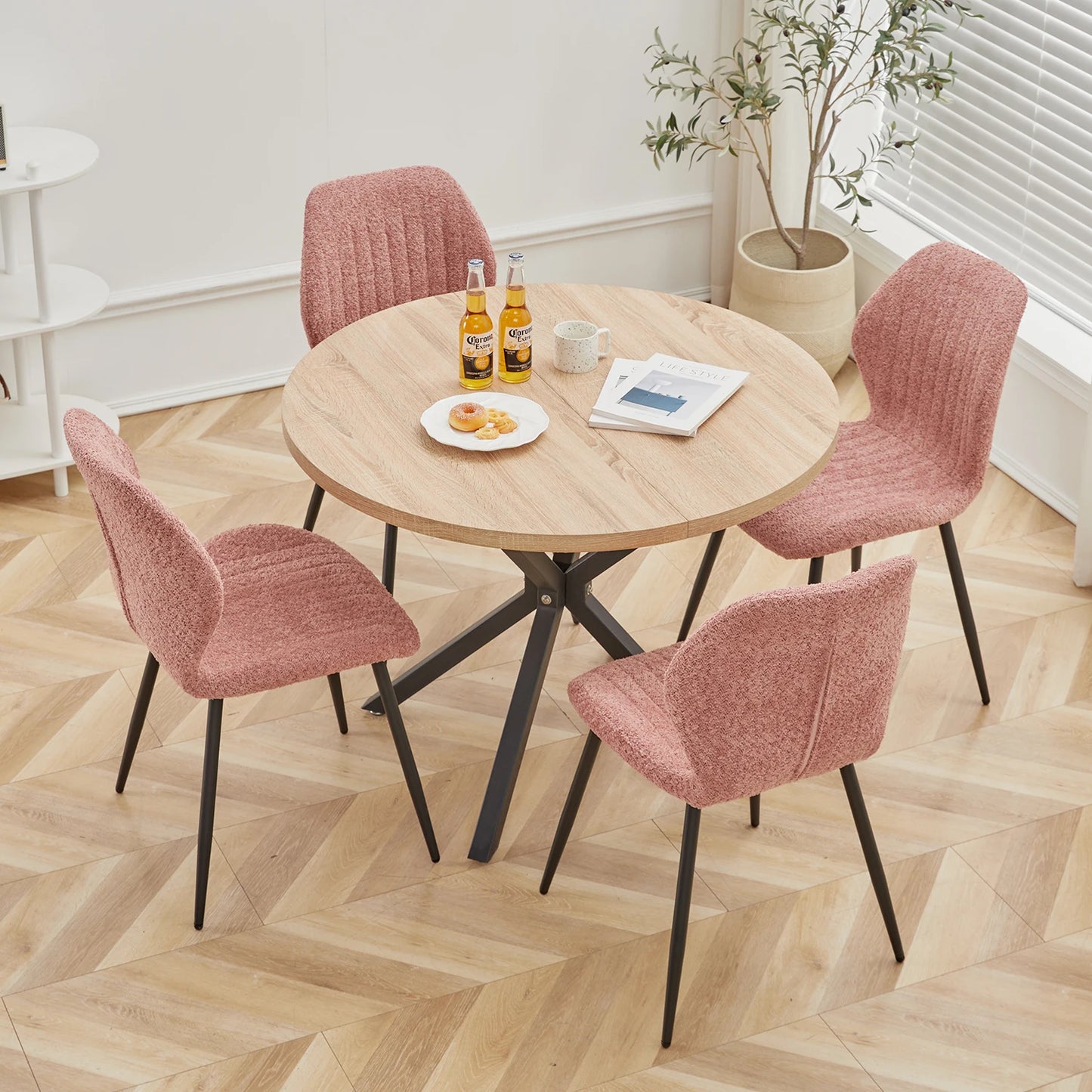 Oslo Salontafel – Rond Hout | 100 cm