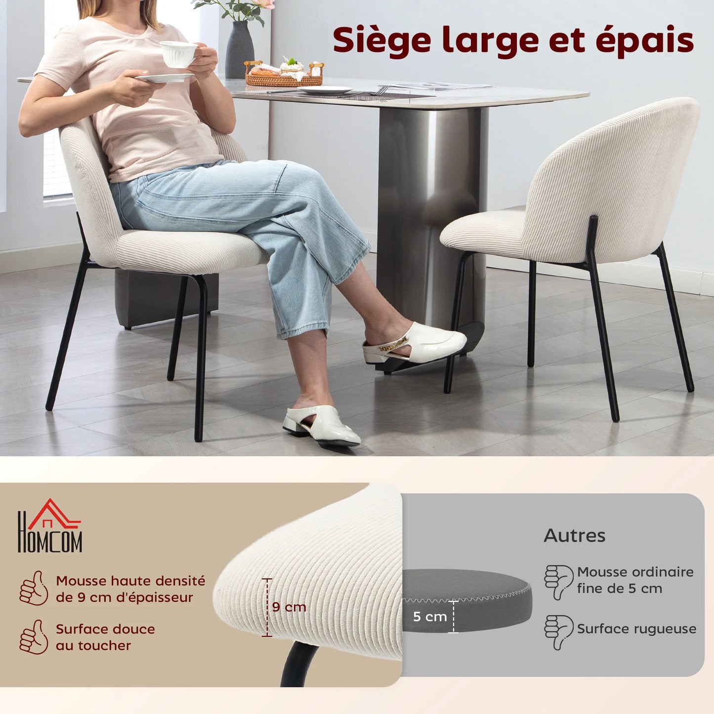 Oslo Stoelen – 2-Delig | Zacht & Modern Design