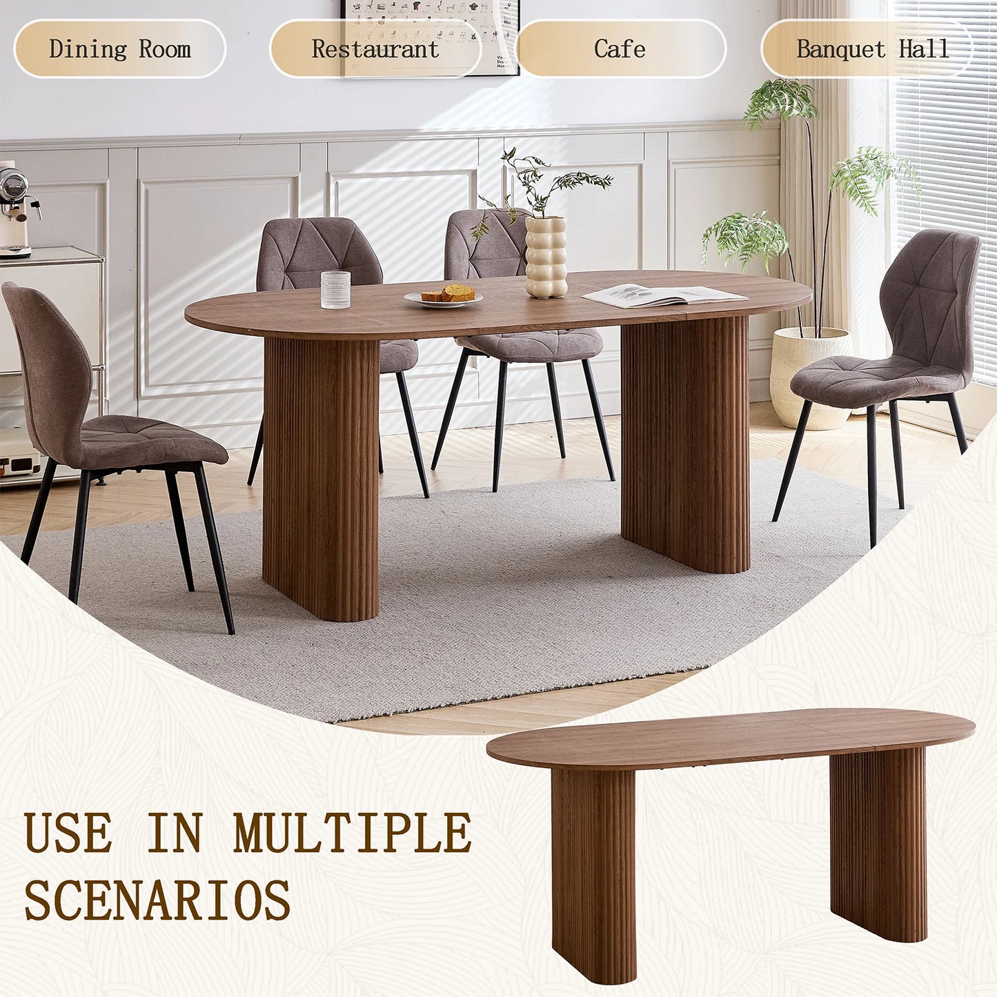 Zurich Eettafel – Ovaal | Ruim & Modern