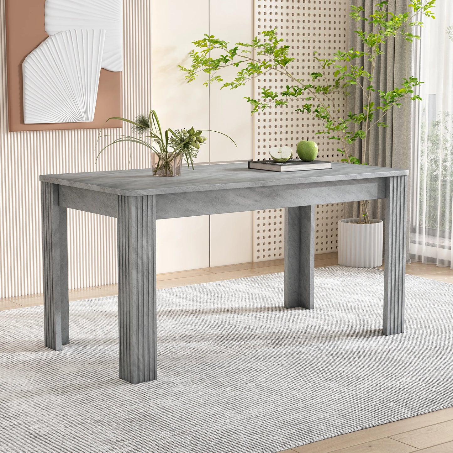 Hamburg Eettafel – Betonlook | Rechthoekig