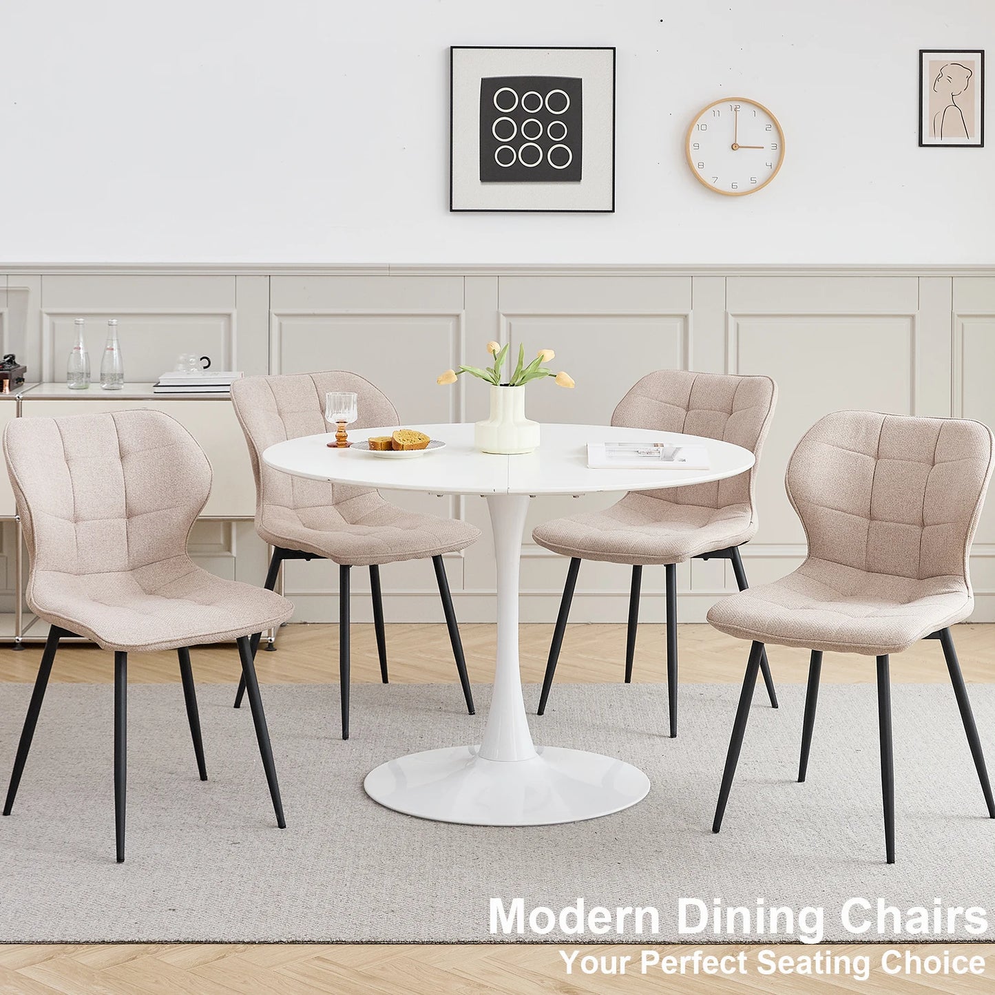 Sofia Stoelen – 4-Delig | Comfort & Scandinavisch