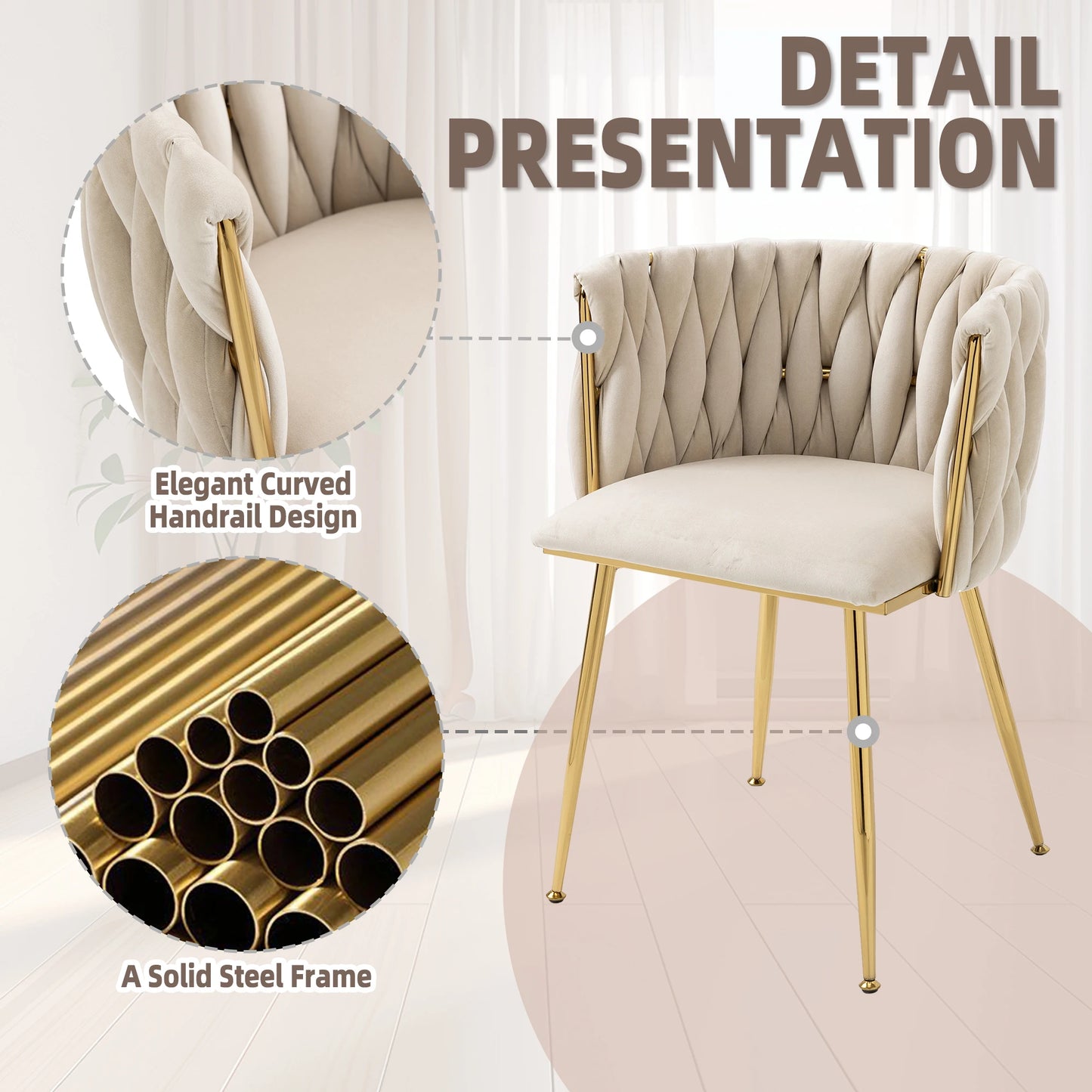 Vienna Stoelen – 2-Delig | Luxe Velvet Design