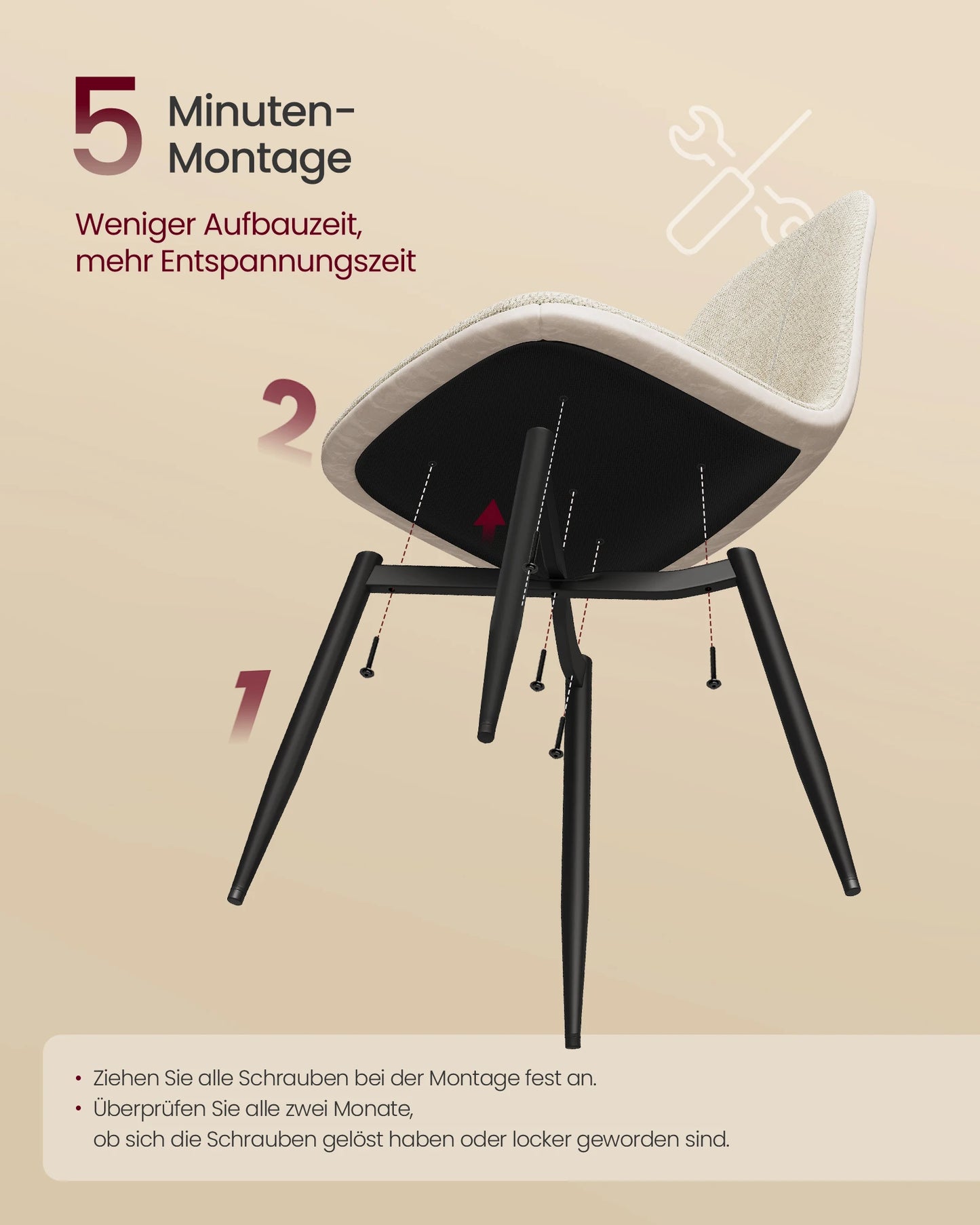 Malaga Stoelen – 4-Delig | Zacht & Modern Design