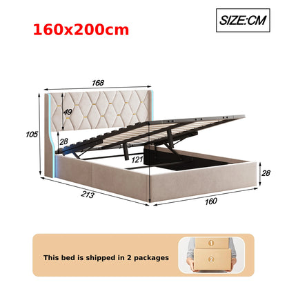 Dubai Bed met opbergruimte
