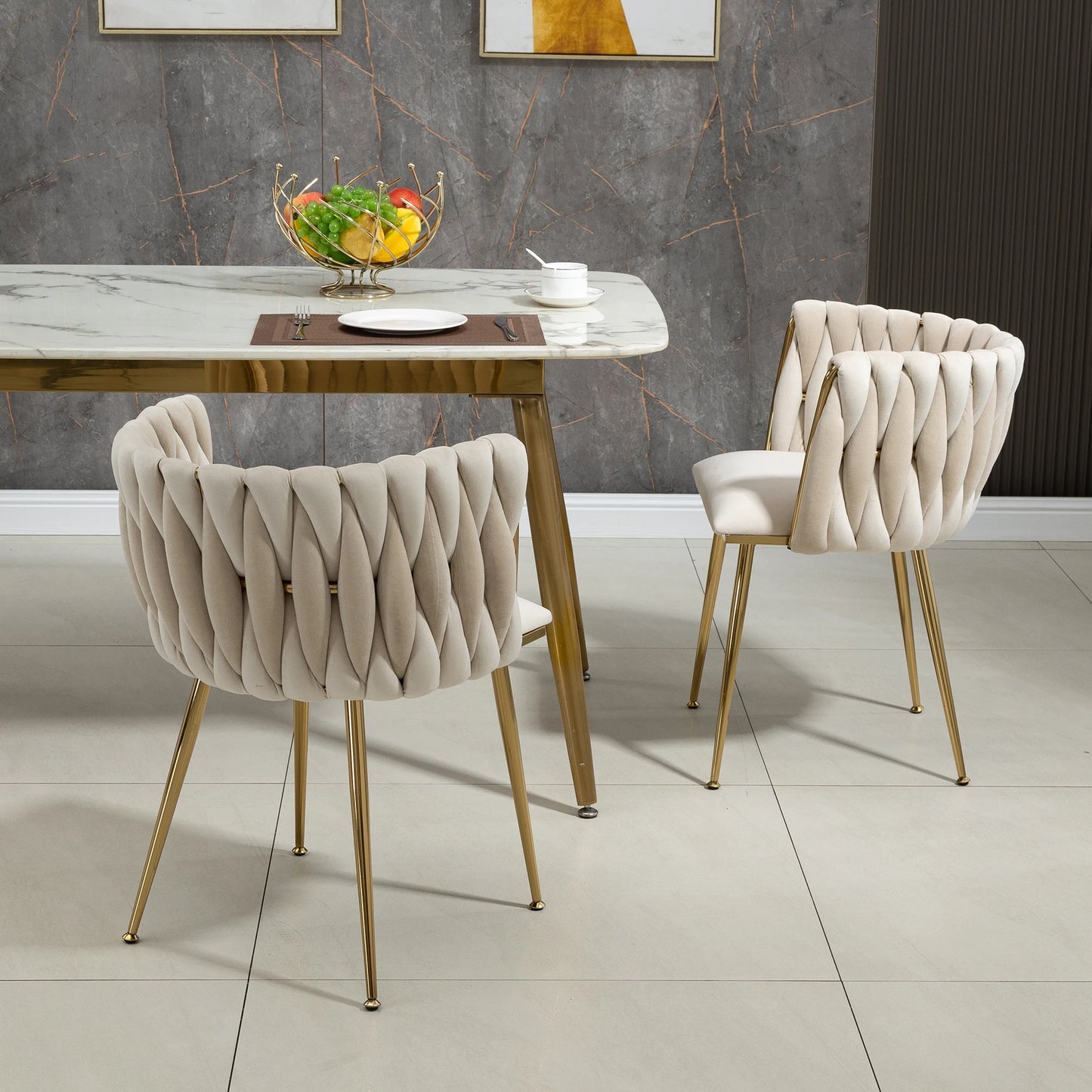 Vienna Stoelen – 2-Delig | Luxe Velvet Design