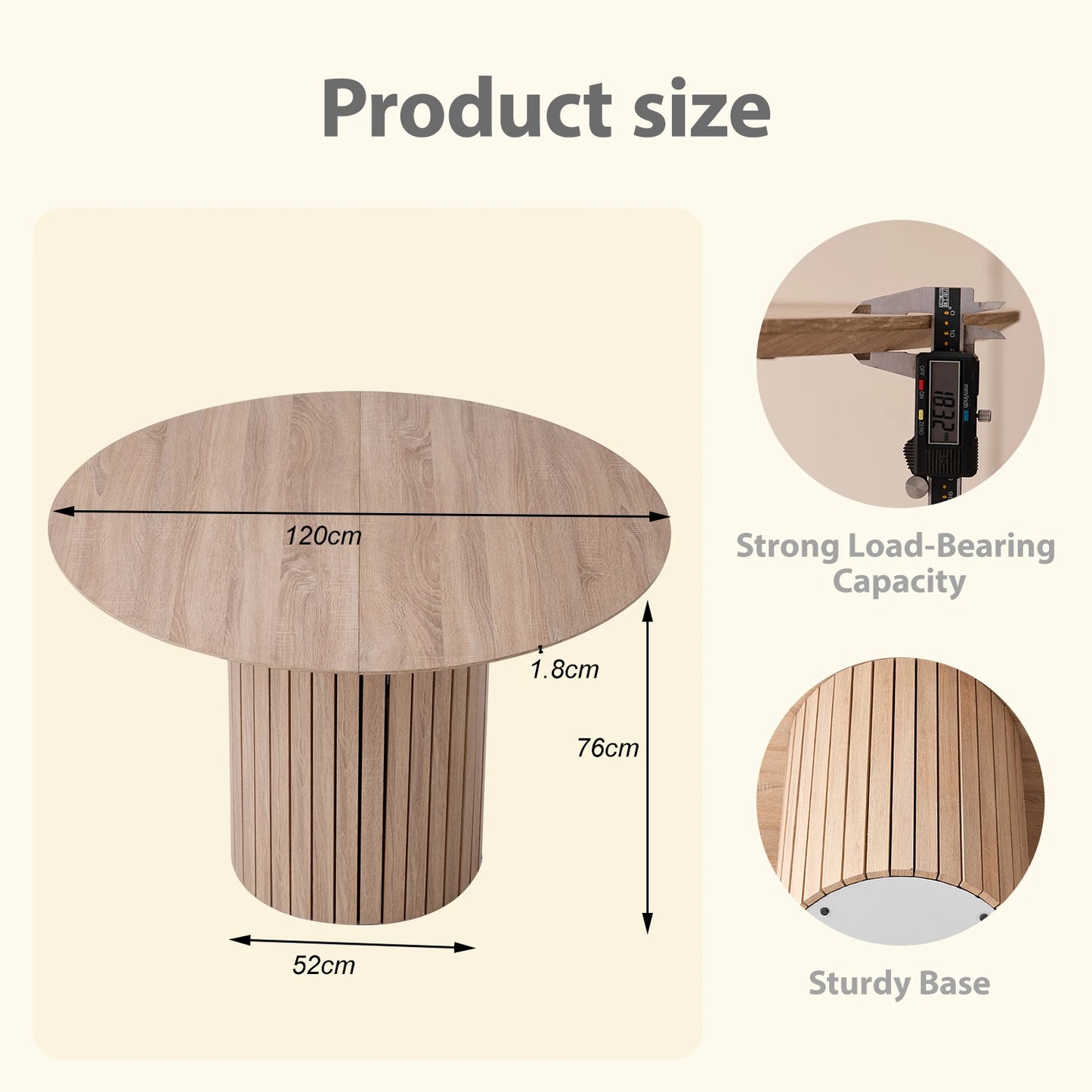 Copenhagen Tafel – Rond Hout | Modern & Veelzijdig