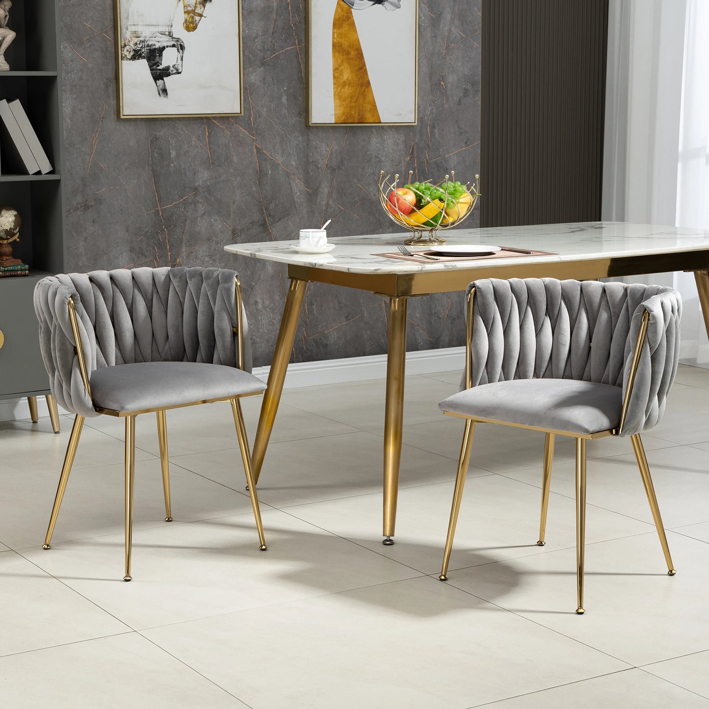 Vienna Stoelen – 2-Delig | Luxe Velvet Design