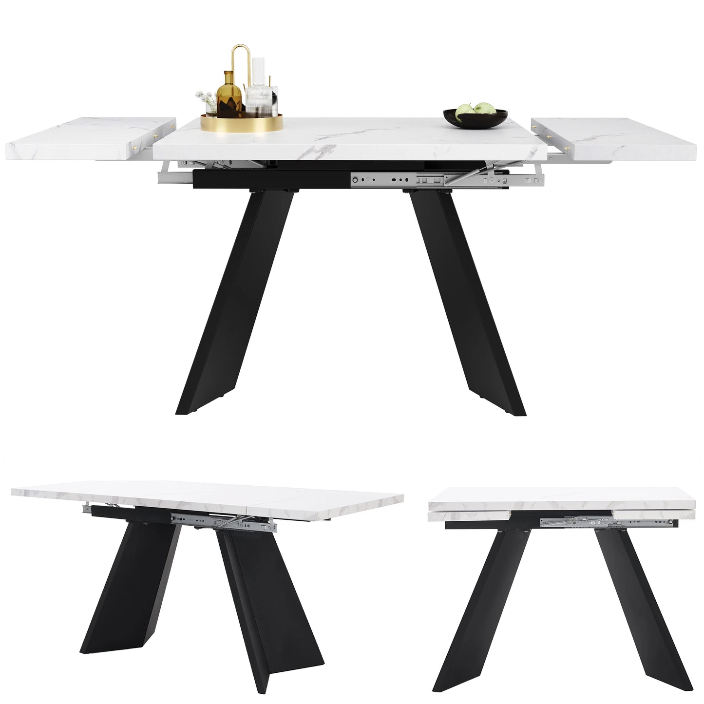 Geneva Eettafel – Uitschuifbaar 99–159 cm | Modern
