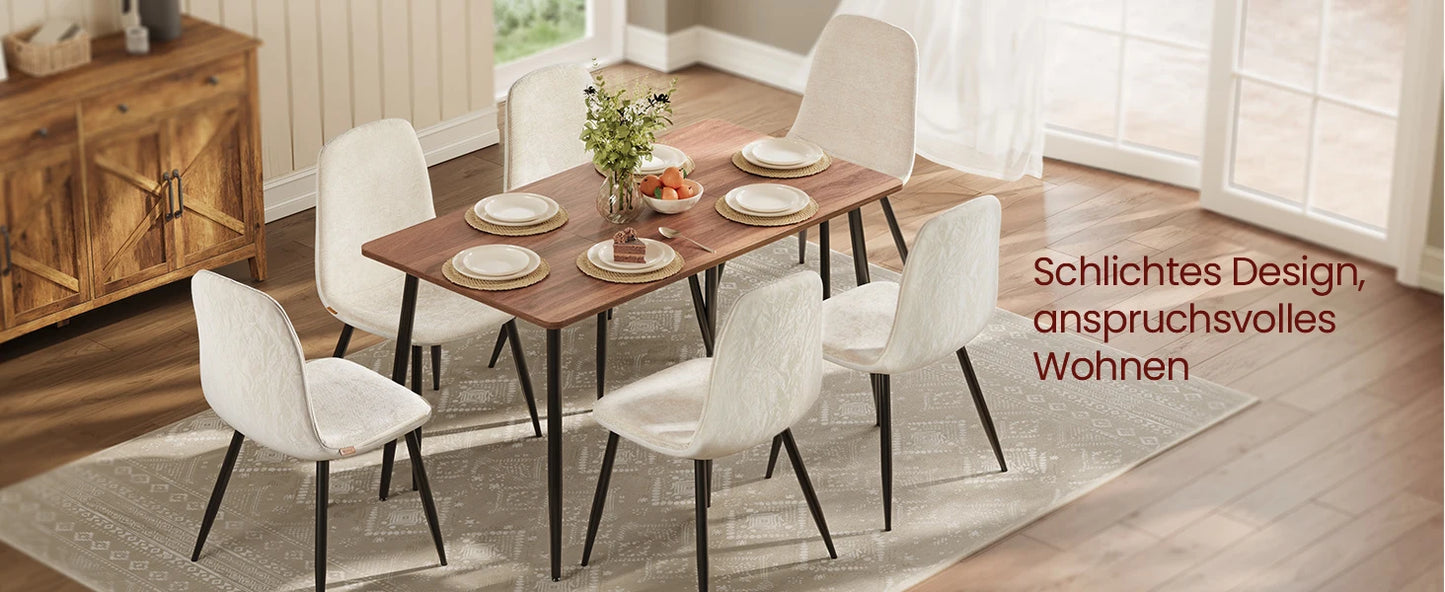 Malaga Stoelen – 4-Delig | Zacht & Modern Design