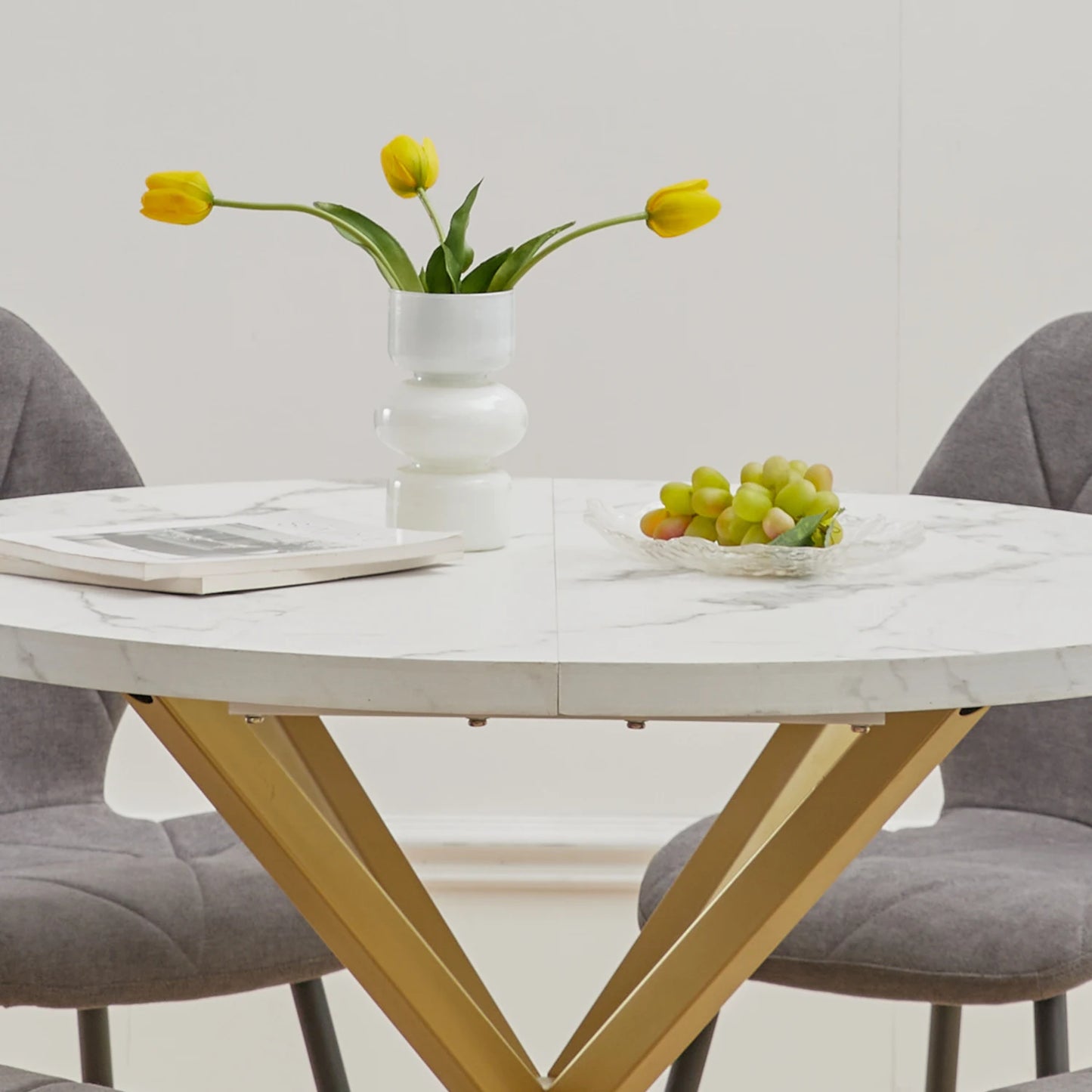 Monaco Eettafel – Marmerlook | Luxe Design