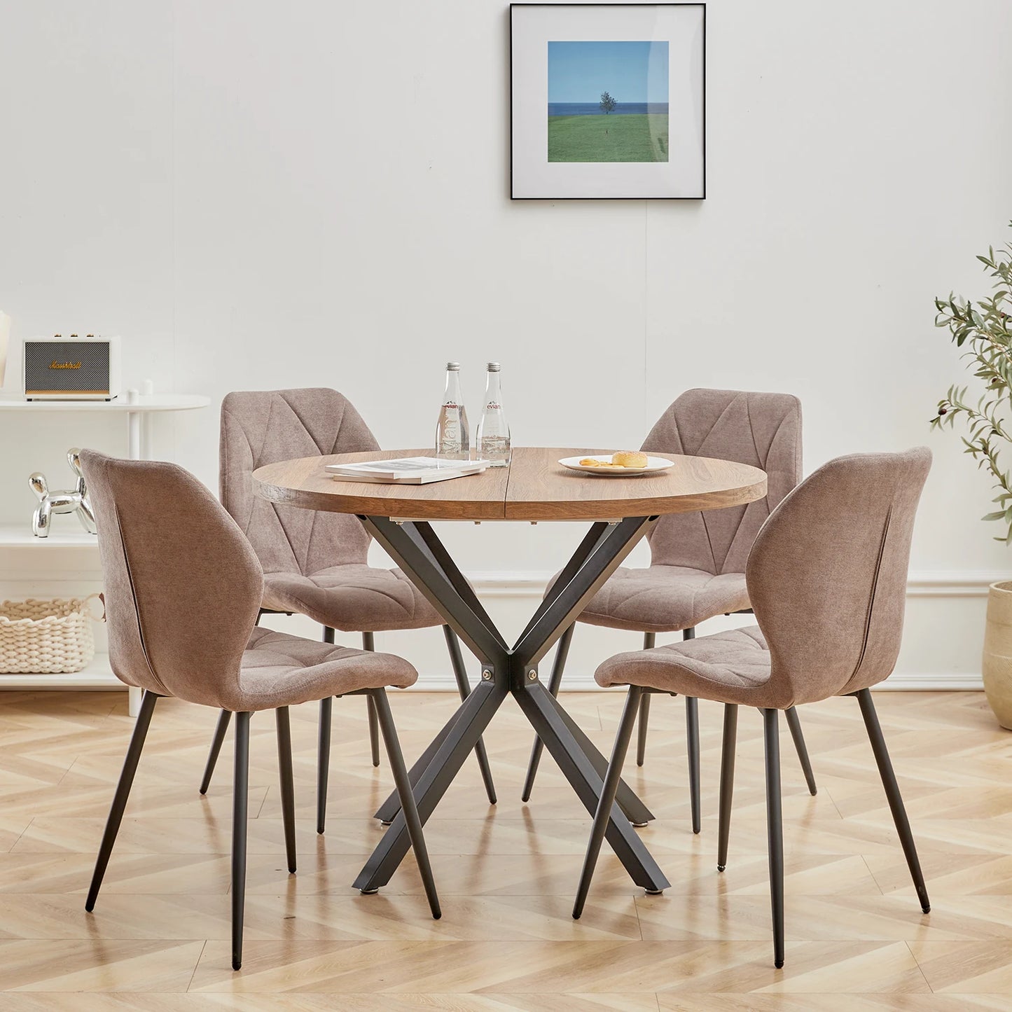 Oslo Salontafel – Rond Hout | 100 cm